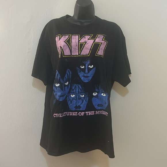 Kiss Black and Blue Graphic Tee - Short Sleeve - Picture 2 of 6
